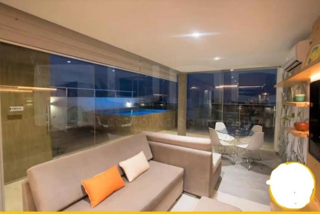 Bamboo Apartamento Monoambiente-Frente A Mall Ventura ซานตาครูซเดอลาเซียร์รา ภายนอก รูปภาพ