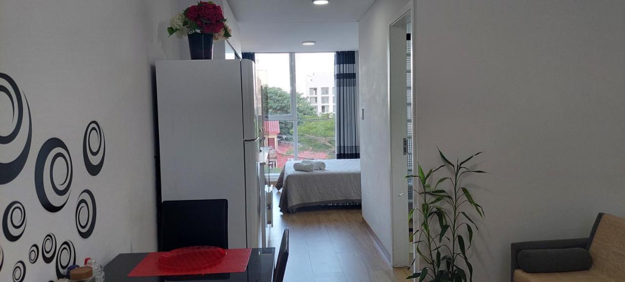 Bamboo Apartamento Monoambiente-Frente A Mall Ventura ซานตาครูซเดอลาเซียร์รา ภายนอก รูปภาพ